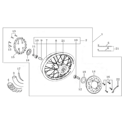 11 Rear Wheel Assy