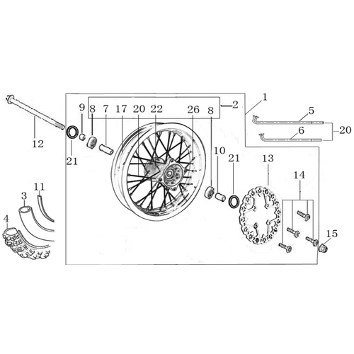 06 Front Wheel Assy