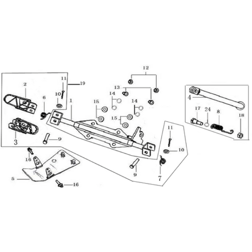 09 Foot Peg assy