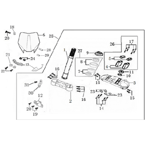 02 Steering stem assembly