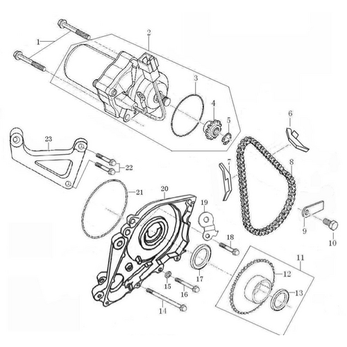 44 Electric Starting Mechanism