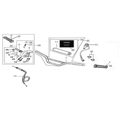 01 Handle bar assembly