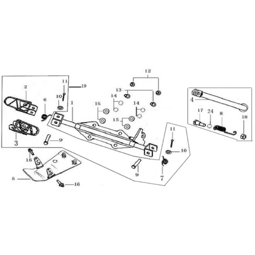 09 Foot Peg assy
