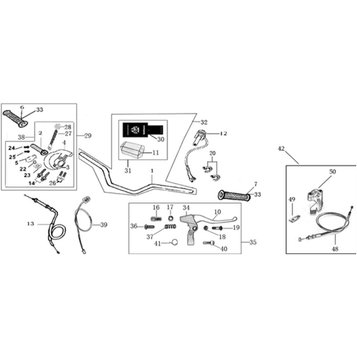 01 Handle bar assembly