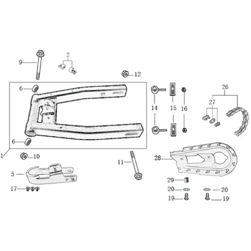 09 Swing Arm assy