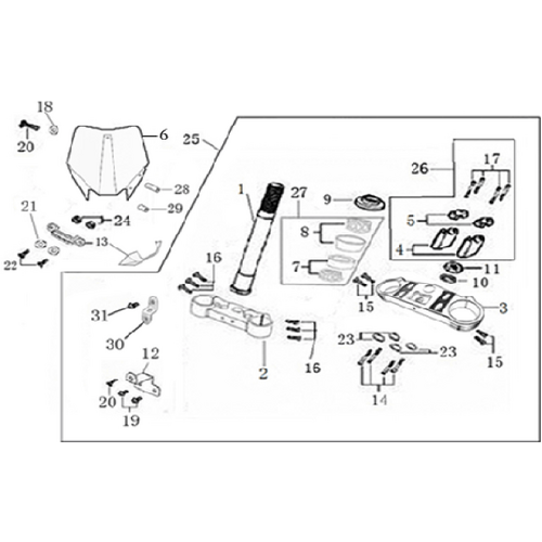 02 Steering stem assembly