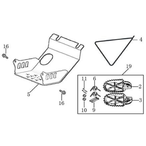 09 Foot Peg assy