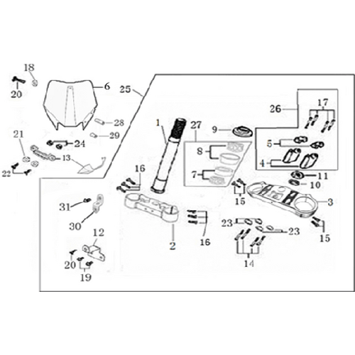 02 Steering stem assembly