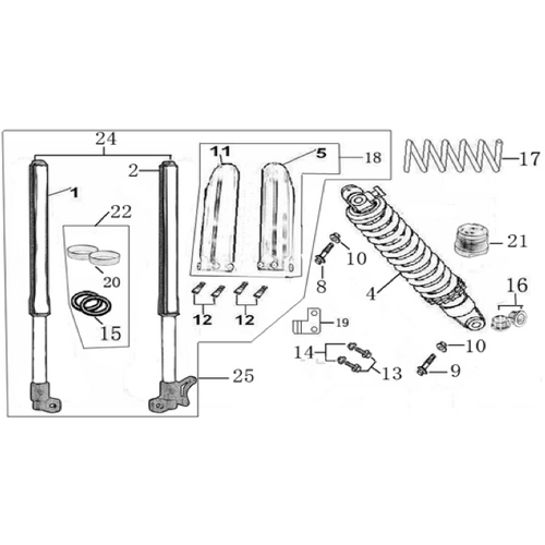 04 Front & Rear absorber
