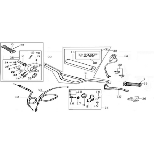 01 Handle bar assembly