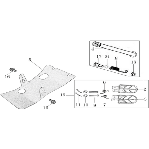 09 Foot Peg assy