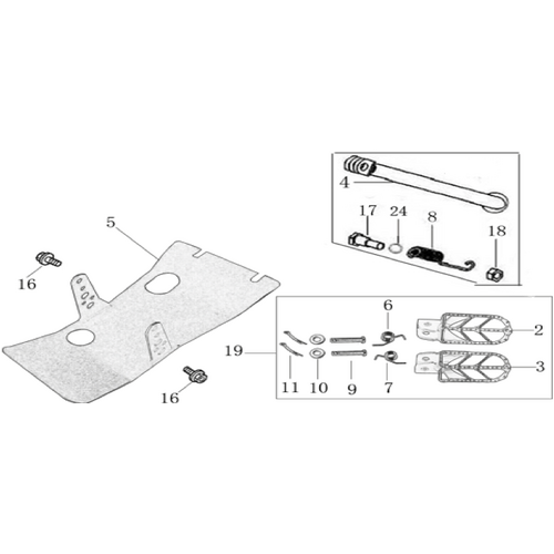 09 Foot Peg assy