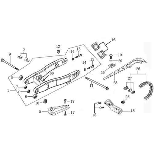10 Swing Arm Assy