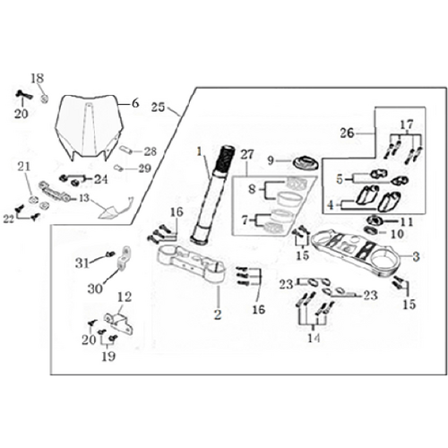 02 Steering Stem Assembly