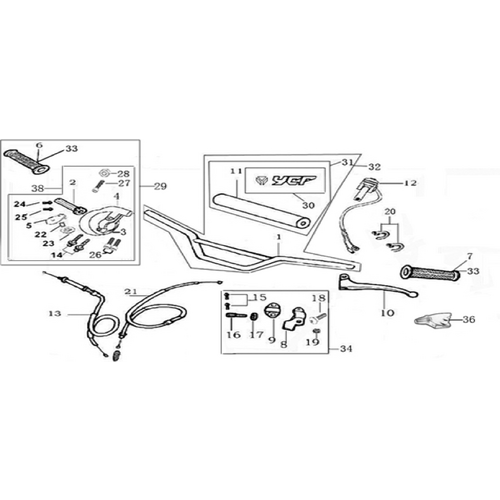 01 Handle Bar Assembly