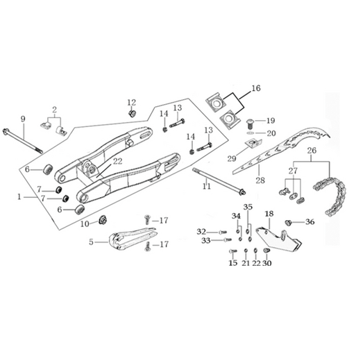 10 Swing Arm Assy