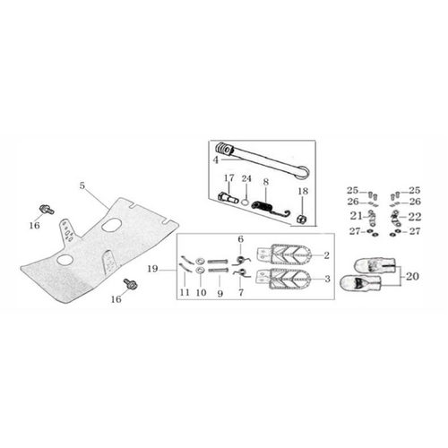 09 Foot Peg Assy