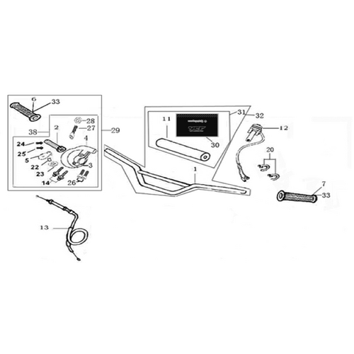 01 Handle bar assembly