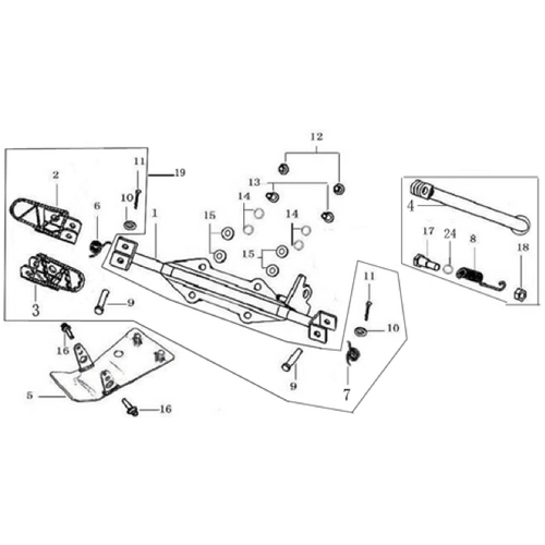 09 Foot Peg assy