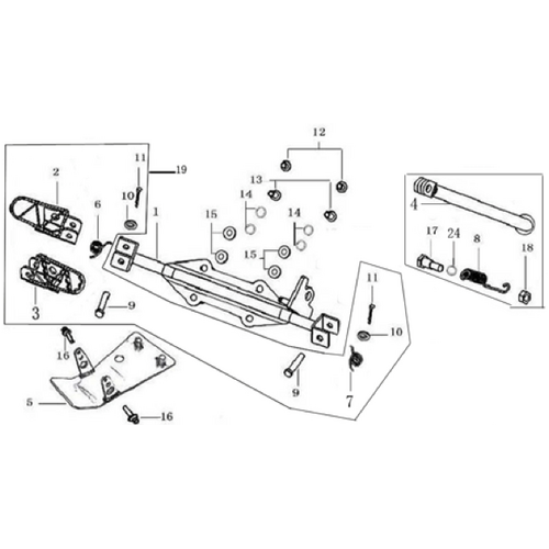 09 Foot Peg assy