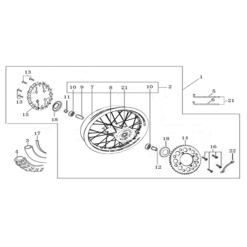 11 Rear Wheel Assy