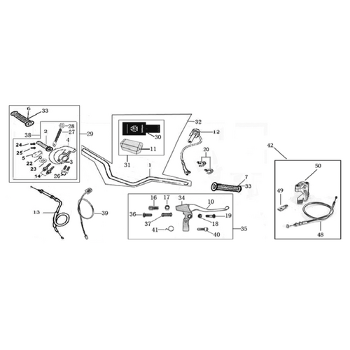 01 Handle bar assembly