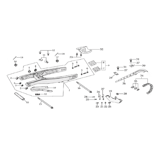 10 Swing Arm assy