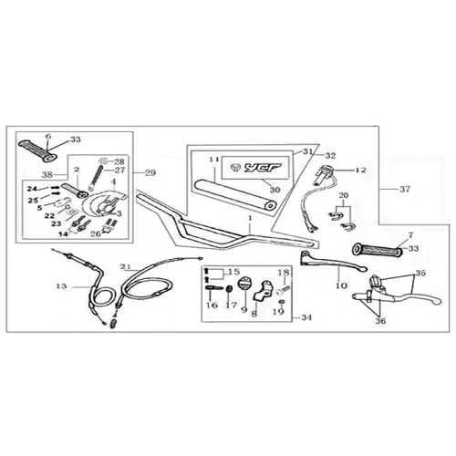 01 Handle Bar Assembly