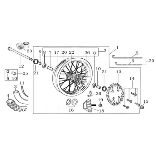 06 Front Wheel Assy 