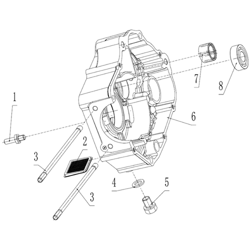 38 Right Crankcase