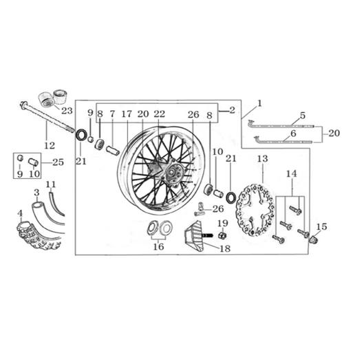 06 Front Wheel Assy 