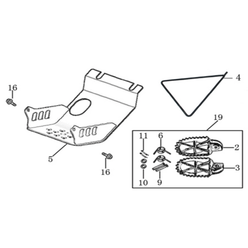 09 Foot Peg assy