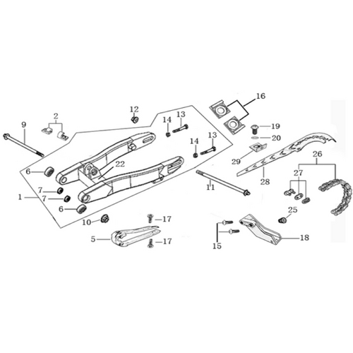 10 Swing Arm Assy