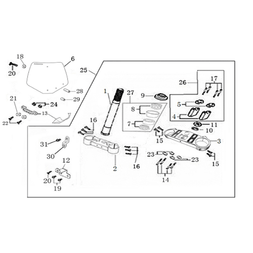 02 Steering Stem Assembly
