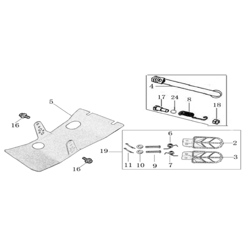 09 Foot Peg assy