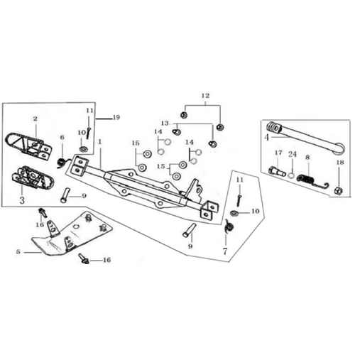 09 Foot Peg assy