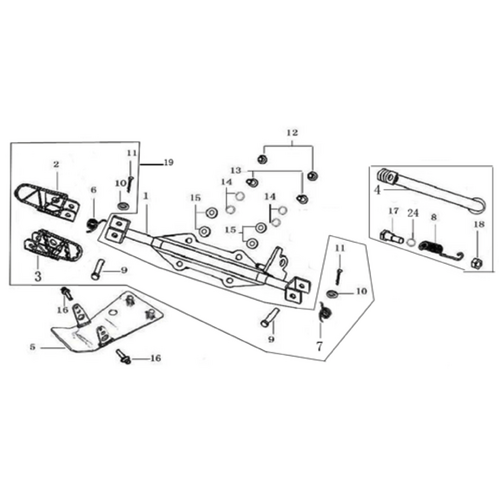 09 Foot Peg assy