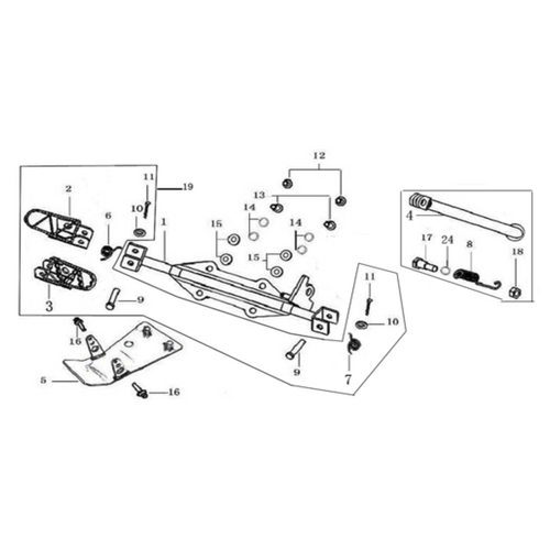 09 Foot Peg assy