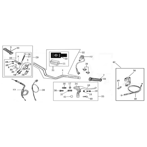 01 Handle Bar Assembly