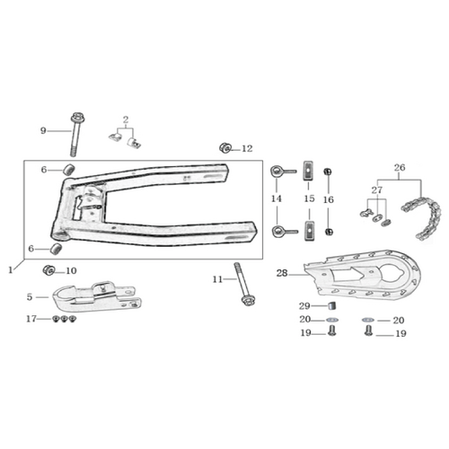 10 Swing Arm Assy