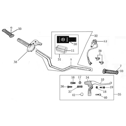01 Handle Bar Assembly