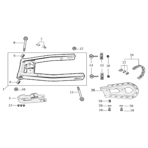 09 Swing Arm Assy