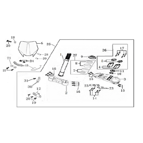 02 Steering Stem Assembly