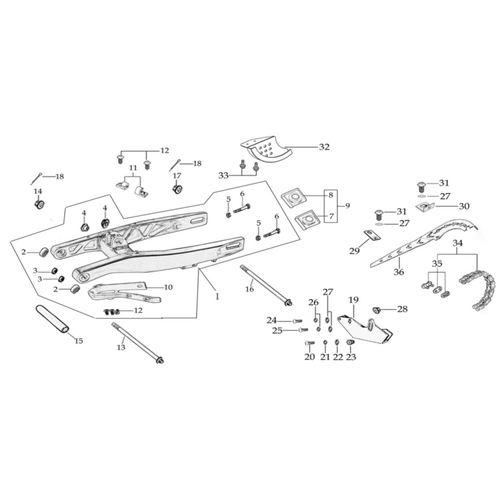 10 Swing Arm Assy