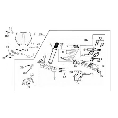 02 Steering Stem Assembly