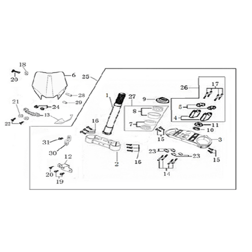 02 Steering Stem Assembly