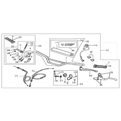 01 Handle Bar Assembly