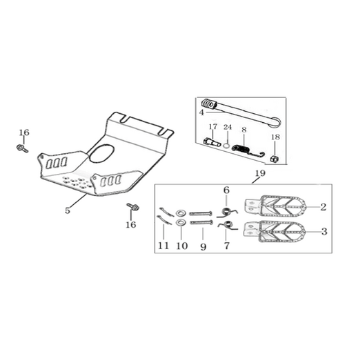 09 Foot Peg Assy