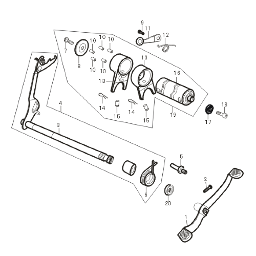 41 Gearshift Drum