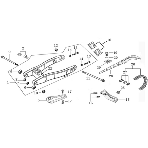 10 Swing Arm Assy